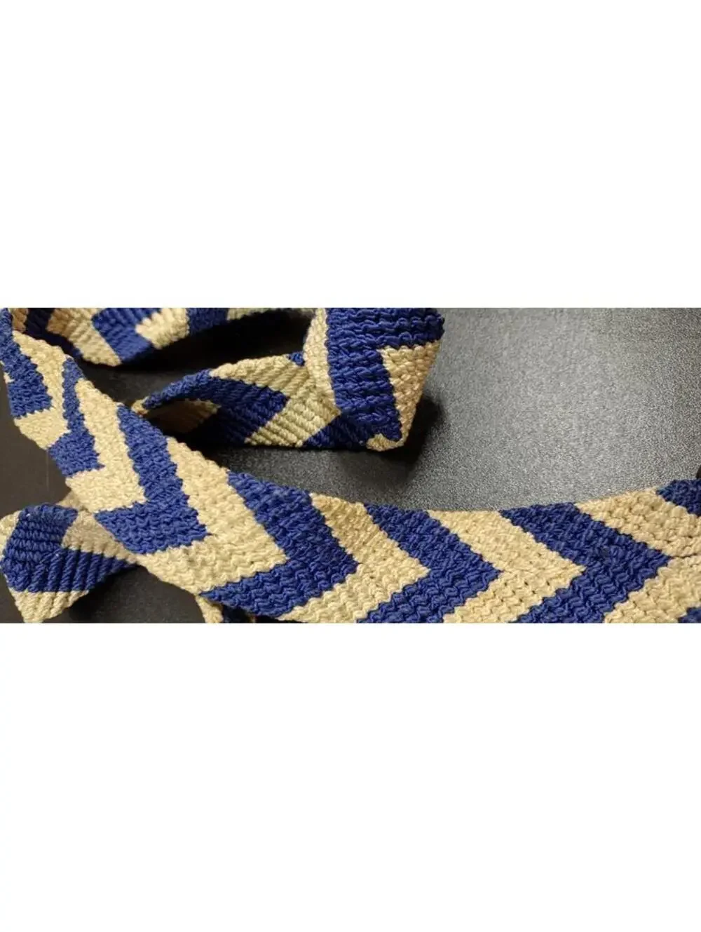 20s 1930s Belt SOLID BRASS Fall Leaf HANDMADE ART DECO Blue ZIG ZAG FLAPPER ERA